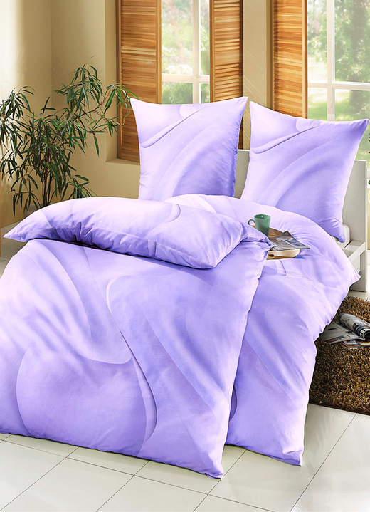 Bettwäschegarnituren - biberna Bettwäsche-Garnitur aus 100% Baumwolle Ansicht 5 Bettwäschegarnituren - biberna Bettwäsche-Garnitur aus 100% Baumwolle, in Größe 112 (80/80 cm + 135/200 cm) bis 115 (80/80 cm + 155/220 cm), in Farbe BLAU Ansicht 5