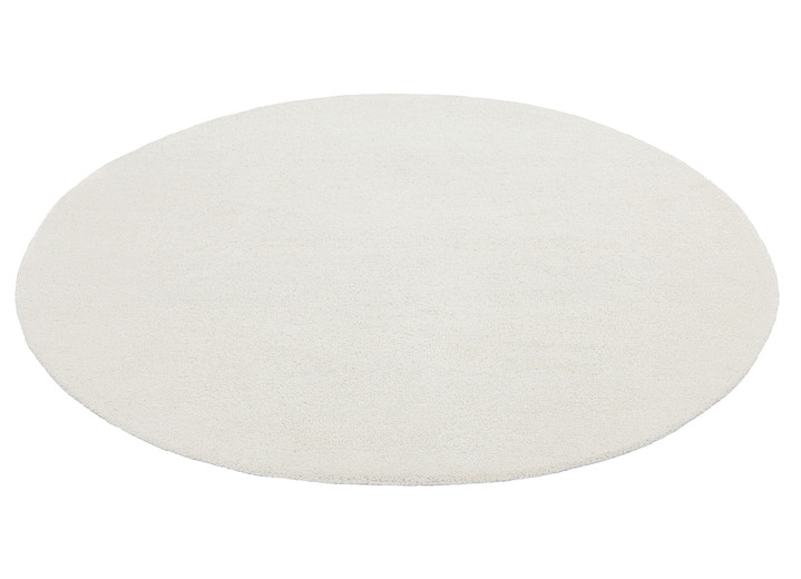 Modern - Handgetuftete Brücken, Teppiche und Bettumrandung, in Größe 111 (Brücke, 60x 90 cm) bis 325 (2 Brücken, 70x140 cm, und 1 Läufer, 70x340 cm), in Farbe WEISS Ansicht 1