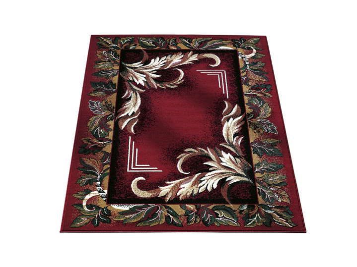 Klassisch - Brücken, Teppiche und Bettumrandung mit floralem Dessin, in Größe 103 (Brücke, 60x 90 cm) bis 315 (Bettumrandung, 3-teilig), in Farbe BLAU BORDÜRE Ansicht 4