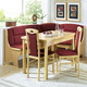 Stühle & Sitzbänke - Elegante Eckbankgruppe, 4-teilig, in Farbe BUCHE-BORDEAUX, in Ausführung Stühle, 2er-Set