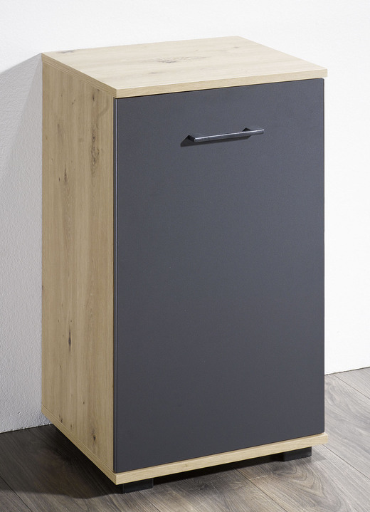 Kommoden - Kommode, 1-türig, in hochwertiger, stabiler Ausführung, in Farbe ARTISAN EICHE Ansicht 4