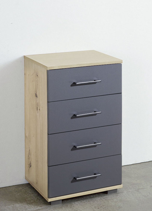 Kommoden - Schubladen-Kommode, hochwertige, stabile Ausführung, in Farbe ARTISAN EICHE, in Ausführung Schubladen-Kommode Ansicht 4