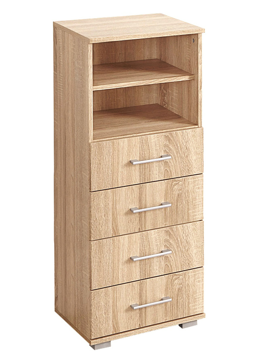 Kleinmöbel - Kommoden in hochwertiger, stabiler Ausführung, in Farbe BUCHE LIVORNO, in Ausführung Nachttisch, Höhe 37 cm Ansicht 9