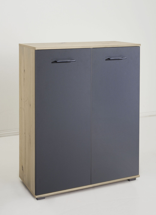 Kommoden - Kommode, 2-türig, hochwertige, stabile Ausführung, in Farbe ARTISAN EICHE Ansicht 3