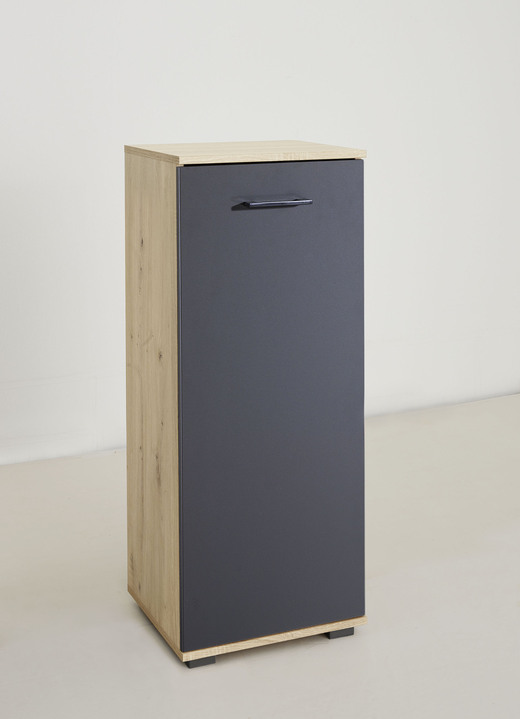 Kommoden - Kommode, 1-türig, in hochwertiger, stabiler Ausführung, in Farbe ARTISAN EICHE Ansicht 3