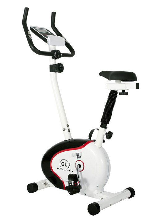 Fitness - Hochwertiger Christopeit Heimtrainer CL 3, in Farbe WEISS/SCHW./ROT Ansicht 1