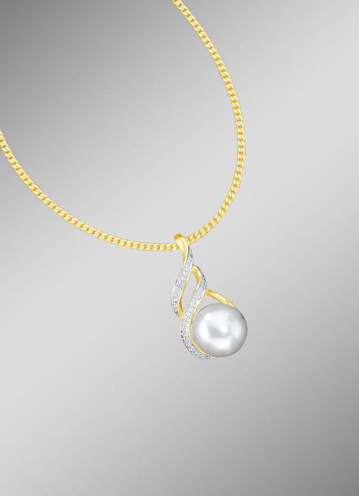 Halsketten - Stilvoller Anhänger mit Kette, in Farbe  Ansicht 1