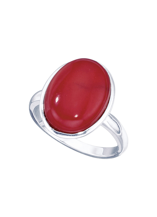 Ringe - Damenring mit Bambuskoralle, in Größe 160 bis 220, in Farbe  Ansicht 2