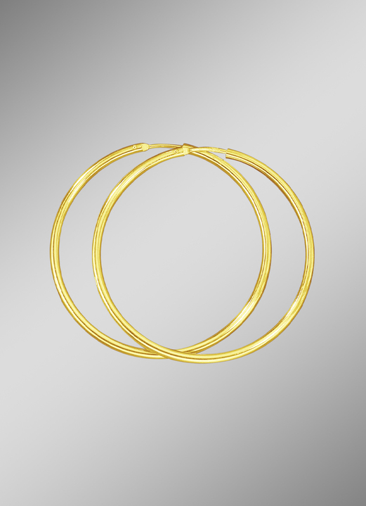 Ohrschmuck - Klassische Creolen in herrlichem Design Ansicht 8 Ohrschmuck - Klassische Creolen in herrlichem Design, in Farbe , in Ausführung Ø 13 mm Ansicht 8