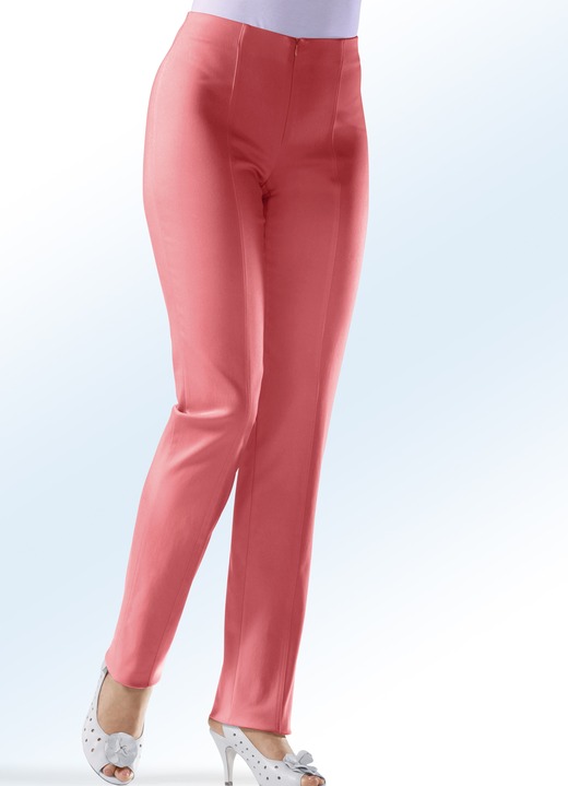Damenmode - Soft-Stretch-Hose in 11 Farben Damenmode - Soft-Stretch-Hose in 11 Farben, in Größe 018 bis 235, in Farbe KORALLE