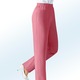 Hosen in Schlupfform - Hose mit vorverlegter Seitennaht in 8 Farben – Farbe KORALLE – Ansicht 1 Hosen in Schlupfform - Hose mit vorverlegter Seitennaht in 8 Farben, in Größe 019 bis 235, in Farbe BEIGE – Farbe KORALLE – Ansicht 1