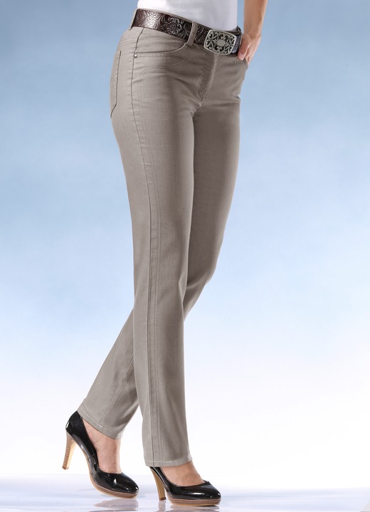 Hosen - Power-Stretch-Jeans Ansicht 2 Hosen - Power-Stretch-Jeans, in Größe 018 bis 092, in Farbe BEIGE Ansicht 2