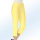 Hosen in Schlupfform - Soft-Stretch-Caprihose in 11 Farben – Farbe GELB Hosen in Schlupfform - Soft-Stretch-Caprihose in 11 Farben, in Größe 017 bis 052, in Farbe MINT