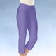 Hosen in Schlupfform - Soft-Stretch-Caprihose in 11 Farben – Farbe LAVENDEL Hosen in Schlupfform - Soft-Stretch-Caprihose in 11 Farben, in Größe 017 bis 052, in Farbe TAUPE