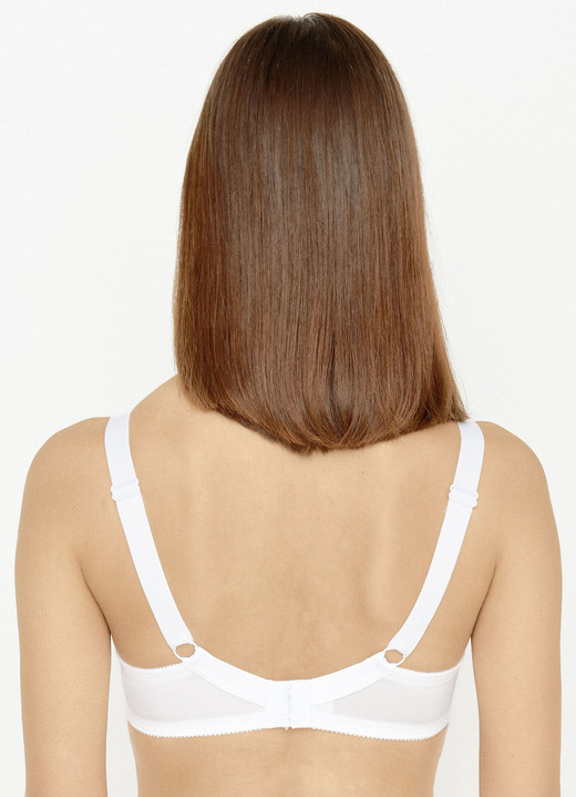 Bügel-BH - Susa Bügel-BH mit zauberhafter Elastikspitze, in Größe 075 bis 110, in Cup D, in Farbe ZARTAPRICOT Ansicht 9