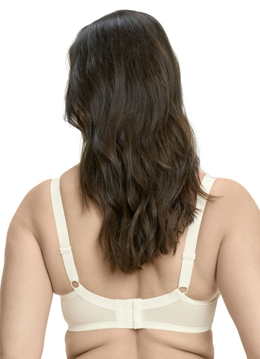 Bügel-BH - Susa Bügel-BH mit zauberhafter Elastikspitze, in Größe 075 bis 110, in Cup B, in Farbe WEISS Ansicht 27