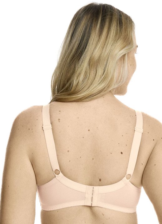 Bügel-BH - Susa Bügel-BH mit zauberhafter Elastikspitze, in Größe 075 bis 110, in Cup D, in Farbe ZARTAPRICOT Ansicht 7