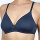 Soft-BH - Naturana Zweierpack BH mit gepolsterten Cups – Farbe 1X MARINE, 1X WEISS – Ansicht 1 Soft-BH - Naturana Zweierpack BH mit gepolsterten Cups, in Größe 075 bis 095, in Cup A, in Farbe 2X WEISS – Farbe 1X MARINE, 1X WEISS – Ansicht 1