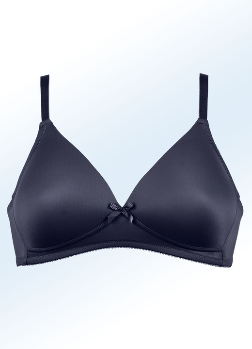 Soft-BH - Naturana Zweierpack BH mit gepolsterten Cups, in Größe 075 bis 095, in Cup C, in Farbe 2X WEISS Ansicht 6