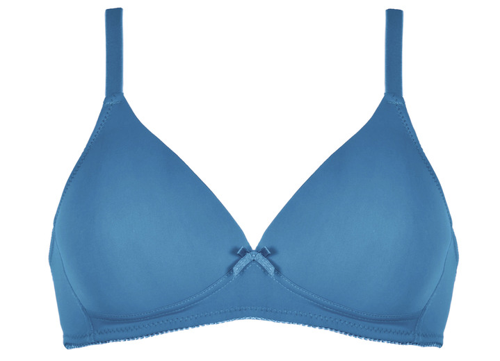 Soft-BH - Naturana Zweierpack BH mit gepolsterten Cups, in Größe 075 bis 095, in Cup C, in Farbe 2X WEISS Ansicht 9