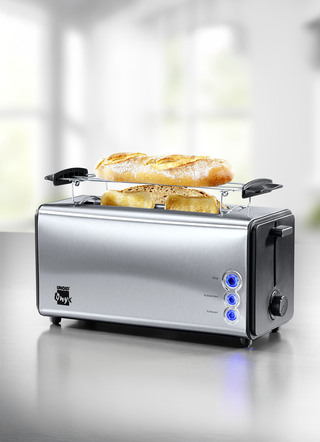 Unold Doppel-Langschlitz-Toaster für bis zu 4 Toasts gleichzeitig