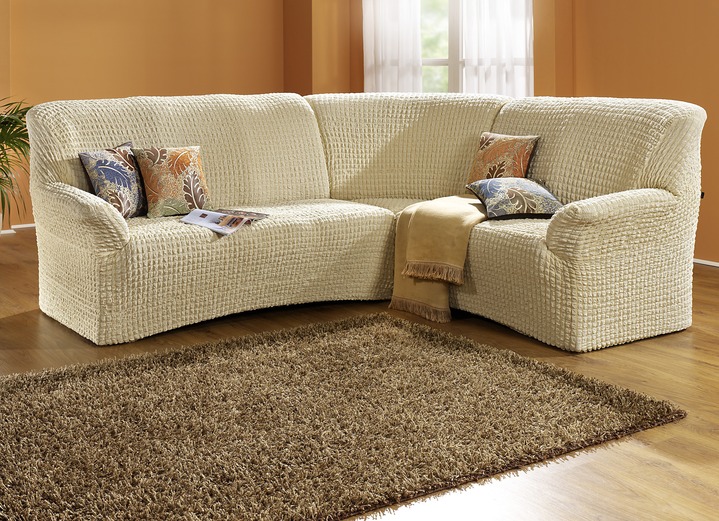 Sessel- & Sofaüberwürfe - Bi-elastische Stretchbezüge Ansicht 3 Sessel- & Sofaüberwürfe - Bi-elastische Stretchbezüge, in Größe 101 (Sesselbezug) bis 106 (Stuhlbezug), in Farbe BRAUN Ansicht 3