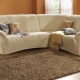 Sessel- & Sofaüberwürfe - Bi-elastische Stretchbezüge – Farbe CREME – Ansicht 1 Sessel- & Sofaüberwürfe - Bi-elastische Stretchbezüge, in Größe 101 (Sesselbezug) bis 106 (Stuhlbezug), in Farbe BRAUN – Farbe CREME – Ansicht 1
