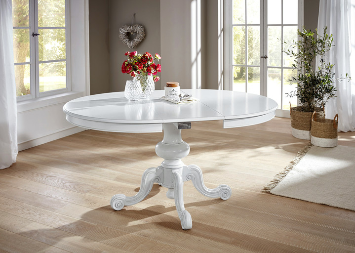 Landhausmöbel - Esszimmer-Möbel im Landhausstil, in Farbe NUSSBAUM, in Ausführung Stühle 2er-Set Ansicht 5