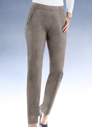 Trendige, samtweiche Hose