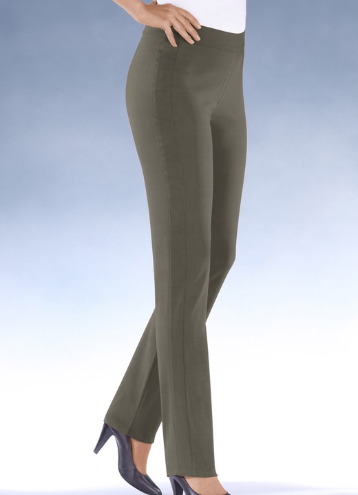 Hosen in Schlupfform - Hochelastische Hose in 13 Farben Ansicht 2 Hosen in Schlupfform - Hochelastische Hose in 13 Farben, in Größe 018 bis 245, in Farbe BEIGE Ansicht 2