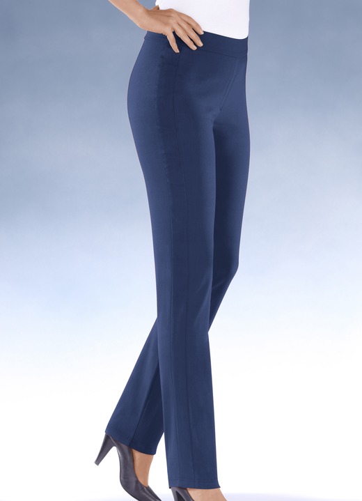 Hosen in Schlupfform - Hochelastische Hose in 13 Farben, in Größe 018 bis 245, in Farbe BORDEAUX Ansicht 4