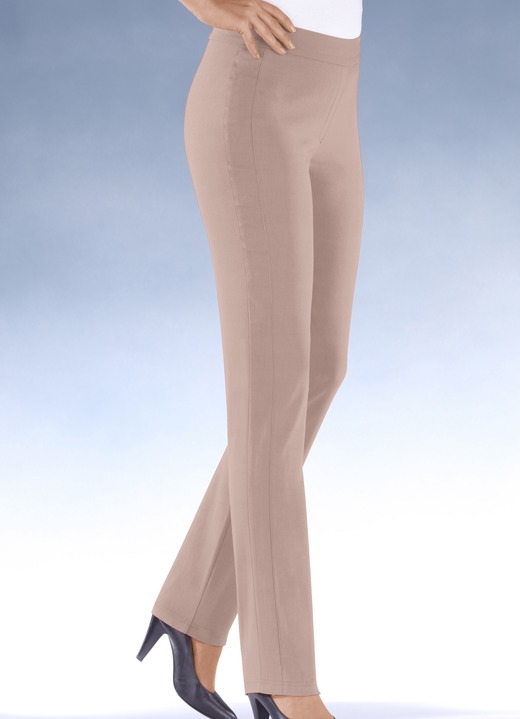 Hosen in Schlupfform - Hochelastische Hose in 13 Farben, in Größe 018 bis 245, in Farbe BORDEAUX Ansicht 7