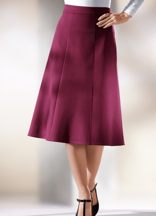 Röcke - Tragangenehmer 6-Bahnenrock in 6 Farben, in Größe 019 bis 054, in Farbe MARINE Ansicht 2