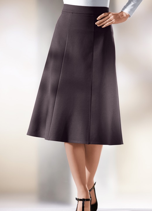 Röcke - Tragangenehmer 6-Bahnenrock in 6 Farben, in Größe 019 bis 054, in Farbe MARINE Ansicht 3