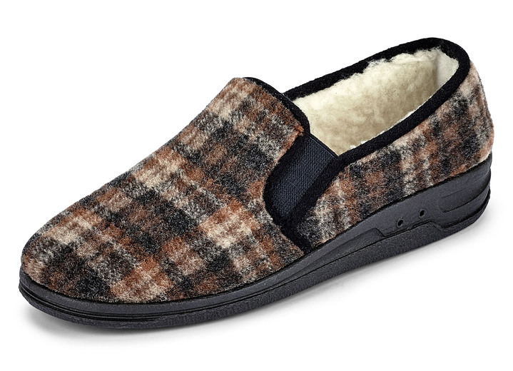 Hausschuh In 2 Farben Mit Reinem Schurwollfutter Schuhe Bader