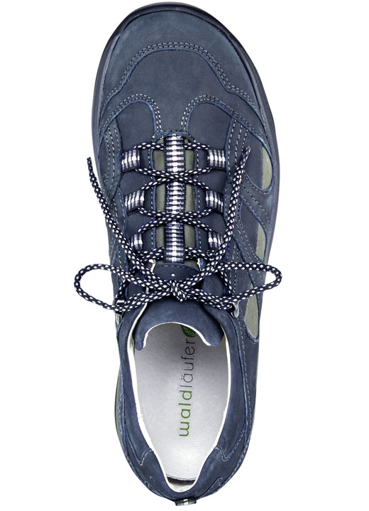 Slipper & Schnürschuhe - Waldläufer, sportliche Damen-Schnürschuhe, Weite H, mit herausnehmbarem Fußbett, in Größe 4 1/2 bis 9, in Farbe GRANATROT-SCHWARZ-GRAU Ansicht 6