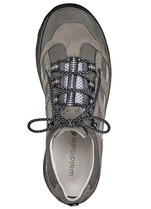 Slipper & Schnürschuhe - Waldläufer, sportliche Damen-Schnürschuhe, Weite H, mit herausnehmbarem Fußbett, in Größe 4 1/2 bis 9, in Farbe GRANATROT-SCHWARZ-GRAU Ansicht 9