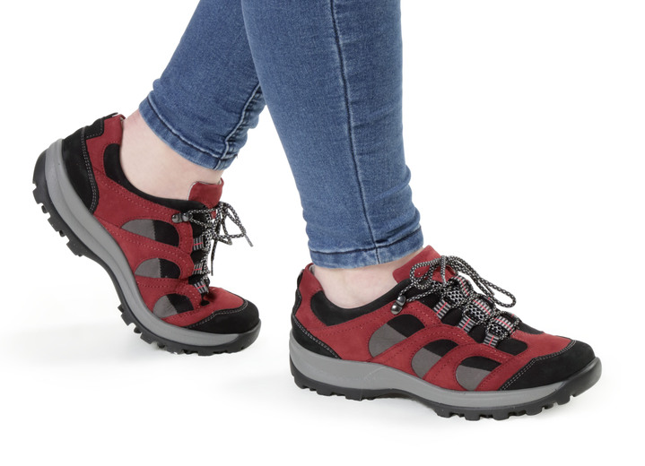 Slipper & Schnürschuhe - Waldläufer, sportliche Damen-Schnürschuhe, Weite H, mit herausnehmbarem Fußbett, in Größe 4 1/2 bis 9, in Farbe GRAU Ansicht 11