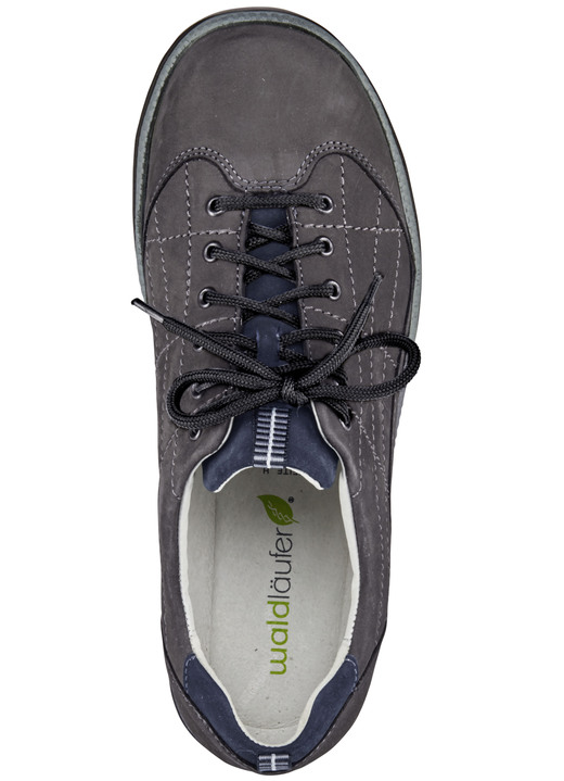 Slipper & Schnürschuhe - Waldläufer Schnürschuh aus hochwertigem Leder, in Größe 3 1/2 bis 8, in Farbe GRAFIT Ansicht 2