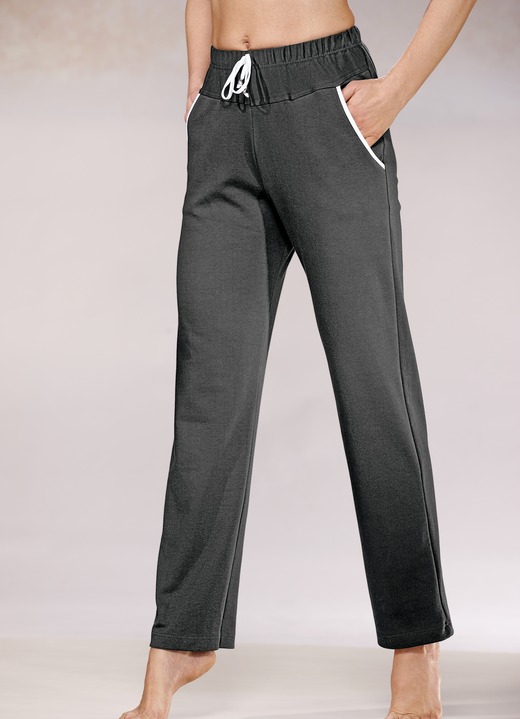 Hosen - Hose mit bequemem Dehnbund, in Größe 018 bis 060, in Farbe PETROL Ansicht 2