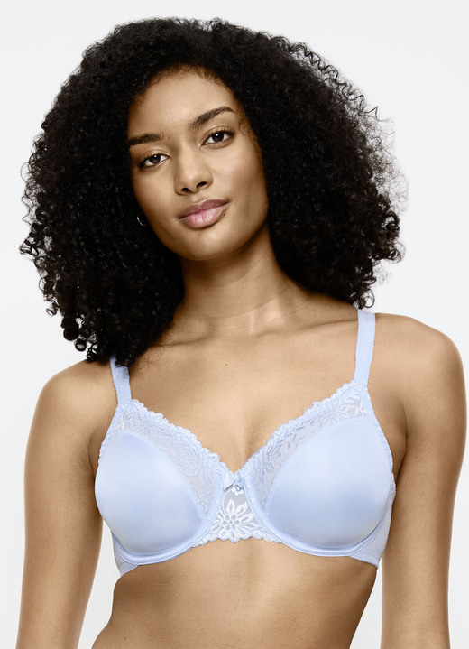Bügel-BH - Triumph-Ladyform Soft-Minimizer-Bügel-BH, in Größe 075 bis 095, in Cup H, in Farbe BLEU Ansicht 1