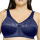 Soft-BH - Glamorise Stütz-BH mit Spitze – Farbe MARINE Soft-BH - Glamorise Stütz-BH mit Spitze, in Größe 080 bis 130, in Cup C, in Farbe PETROL