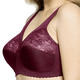 Soft-BH - Glamorise Stütz-BH mit Spitze, in Größe 080 bis 130, in Cup F, in Farbe MARINE – Farbe BORDEAUX – Ansicht 2