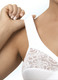 Soft-BH - Glamorise Stütz-BH mit Spitze – Farbe WEISS – Ansicht 2 Soft-BH - Glamorise Stütz-BH mit Spitze, in Größe 080 bis 130, in Cup C, in Farbe PETROL – Farbe WEISS – Ansicht 2