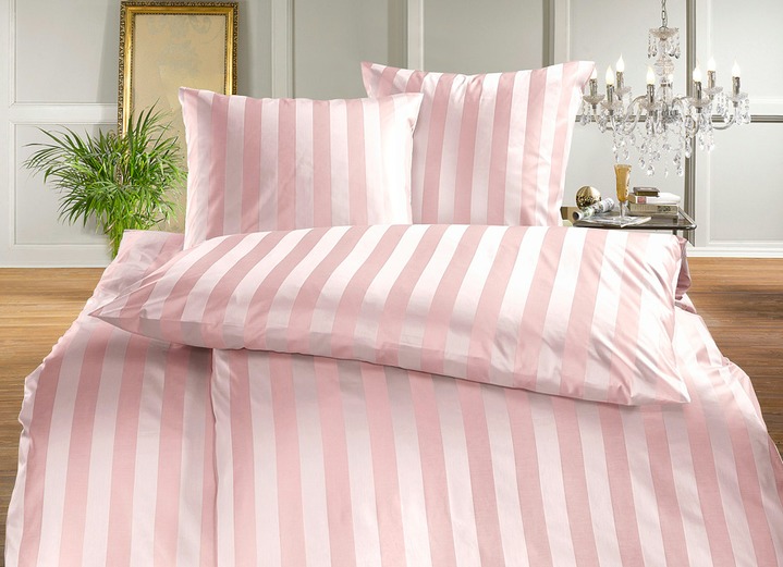 Bettwäschegarnituren - Hochwertige Bettwäsche aus dem Hause BAUER, in Größe 120 (Kissenbezug, 80/ 80 cm) bis 215 (Deckenbezug, 155/220 cm), in Farbe BEIGE Ansicht 4