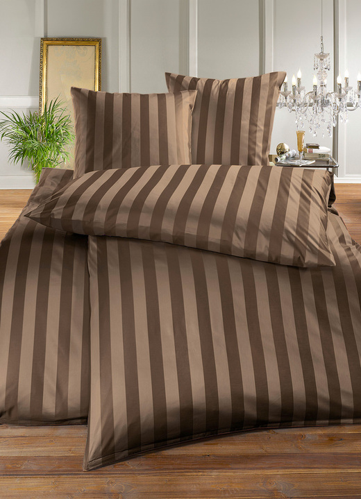 Bettwäschegarnituren - Hochwertige Bettwäsche aus dem Hause BAUER, in Größe 120 (Kissenbezug, 80/ 80 cm) bis 215 (Deckenbezug, 155/220 cm), in Farbe BEIGE Ansicht 8