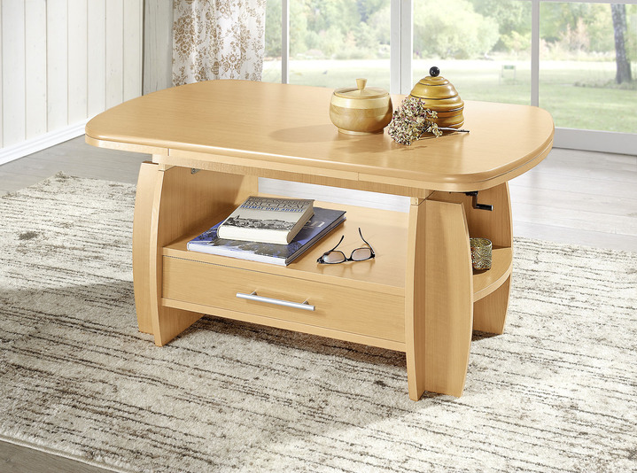 Couchtische - Couchtisch mit pflegeleichter Oberfläche, in Farbe EICHE SONOMA, in Ausführung Feste Platte Ansicht 6