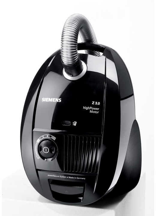 Siemens - SIEMENS VSZ3B212 Bodenstaubsauger, in Farbe SCHWARZ Ansicht 1