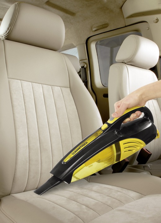 Mit Akku - Akku-Handstaubsauger 2-in-1, in Farbe SCHWARZ/GELB Ansicht 2