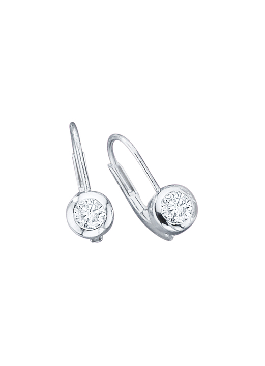 Ohrschmuck - Solitärohrringe mit Brillanten Ansicht 2 Ohrschmuck - Solitärohrringe mit Brillanten, in Farbe  Ansicht 2